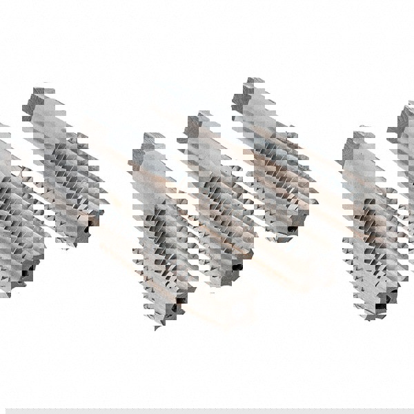 Tap Set: 1/2-13 UNC, 4 Flute, Bottoming Plug & Taper, High Speed Steel, Bright Finish